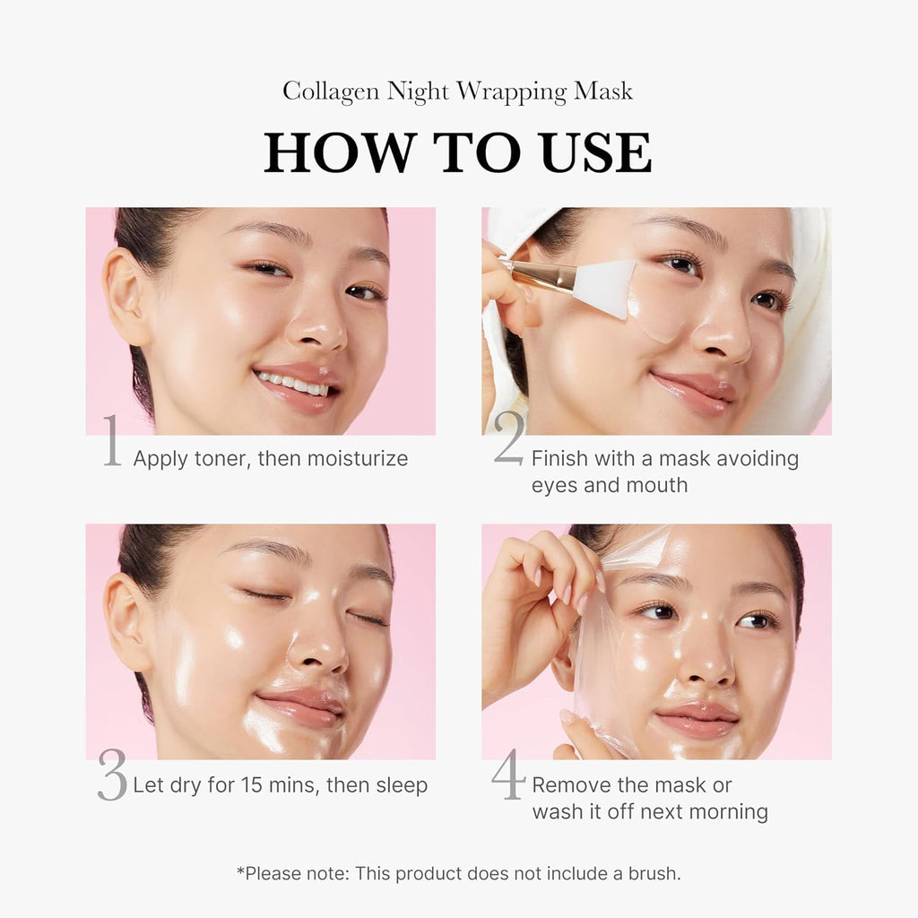 Urbanpik Collagen Overnight Glass Skin Wrapping Mask