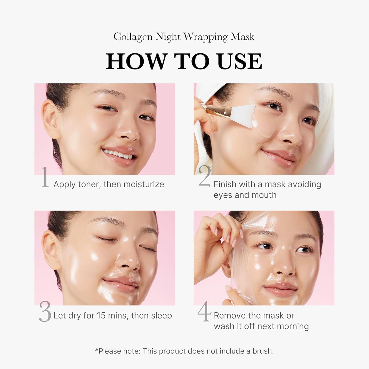 Urbanpik Collagen Overnight Glass Skin Wrapping Mask